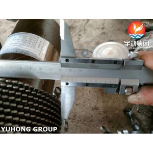 ASTM A335 P9 SERRATED FIN TUBE For Oil Refining Condencer