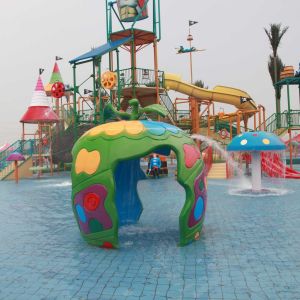 OEM Spray Park Equipment, Fiberglass Cane Spray Aqua Play Water Spraygrounds for