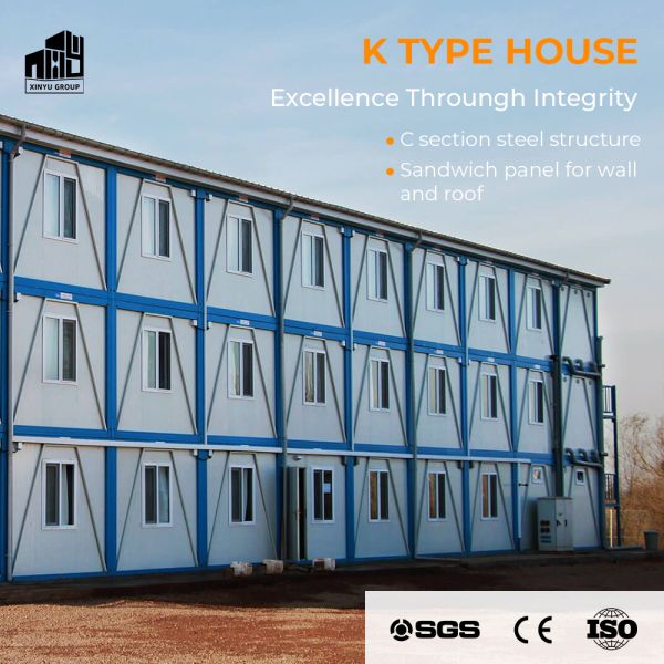 Aluminum Window Green House Prefabricated Light Steel Structure Home for Eco-Friendly Living