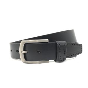 Men's Pin Buckle 140CM Casual Cowhide Leather Belt