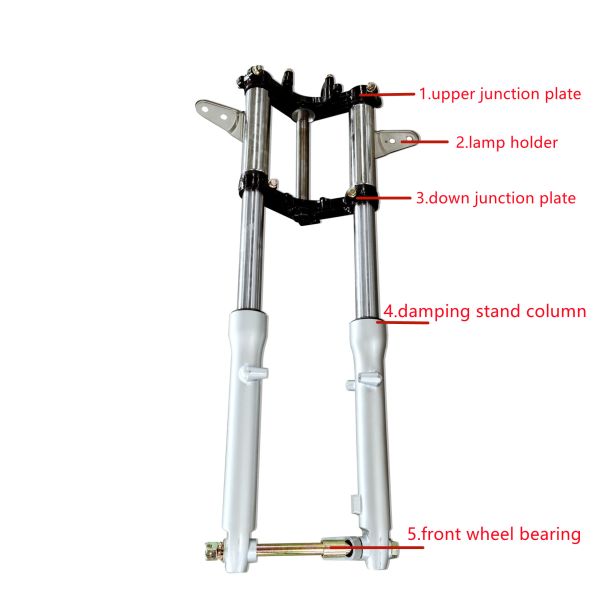 Front Shock Absorber 3 Wheel Cargo Motorcycle Tricycle with A-CLASS and 24/4 Bushings