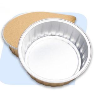 SEALABLE & RETORTABLE ALUMINUM TRAY WITH LID, RESISTANT TO STERILIZATION UP TO
