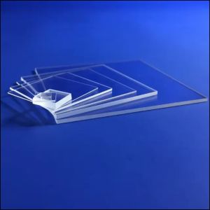 Quality UV Quartz Glass Plate Customized With CNC Fused Silica Punched In Different Thicknesses 1mm 1.5mm 2mm 10/5 80/50 Surface for sale
