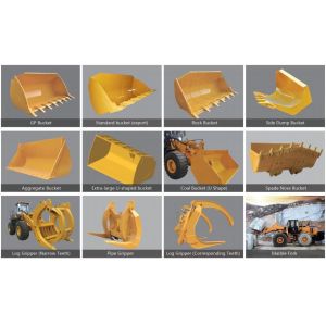 Heavy Duty SEM655D 5 Tons Payloader With WEICHAI Mechanical Engine
