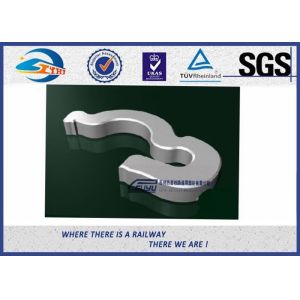 Black 60Si2Mn Steel Rail Anchors / Section Bar heat - treated For Railroad