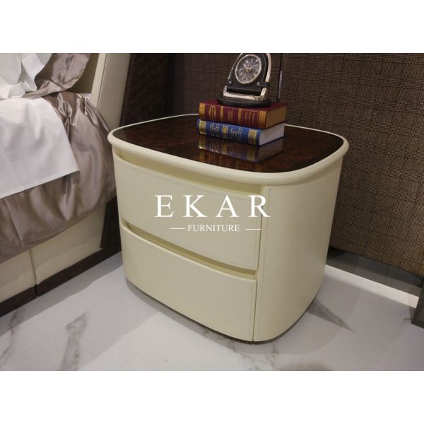 Buy Hot sale faux leather bedside table W001B11 at wholesale prices