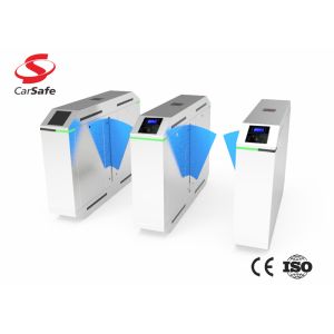 Quality Slim Pedestrian Turnstile Gate Quick And Quiet Speed Gate Turnstile for sale