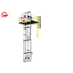 TDTG Series Continuous Bucket Elevator , Centrifugal Discharge Elevator For