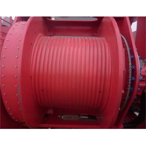 1500 Meters Grooved Winch Drum Alloy Steel For Petroleum Drilling Equipment