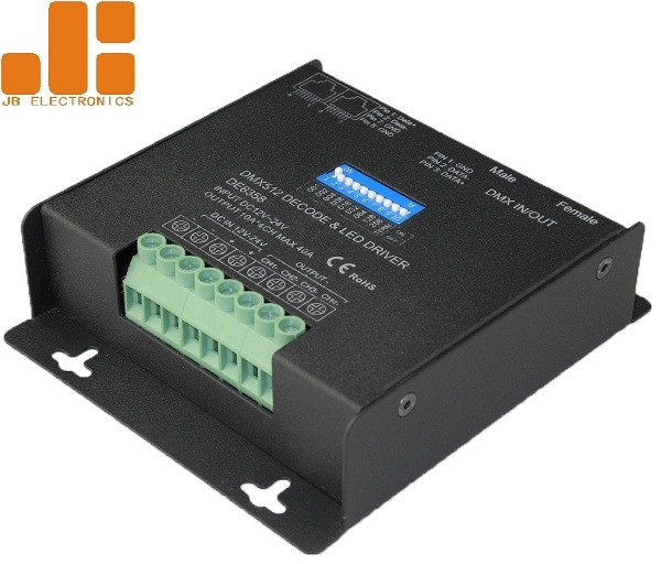 High Frequency DMX To PWM Dmx512 Master Controller For Constant Voltage RGBW