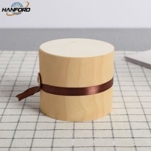 Cylindrical Wooden Box Packaging