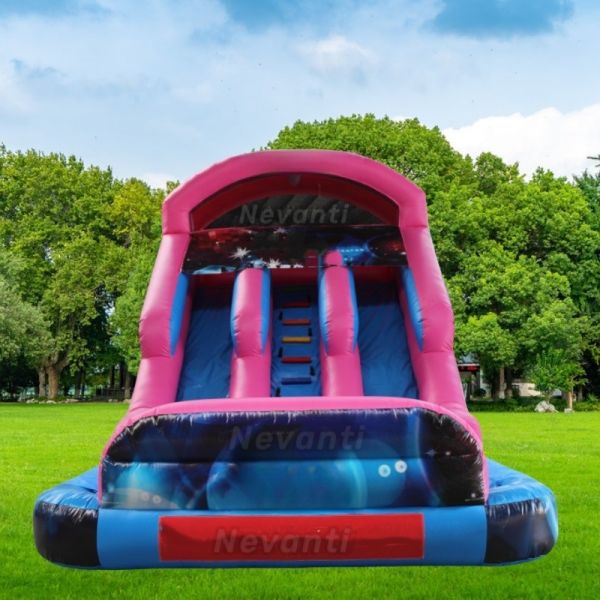 High Capacity Inflatable Slide for Commercial Customized Color Max Capacity 100