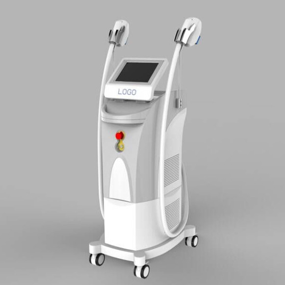Buy White Vertical IPL SHR Elight Skin Rejuvenation Machine For Hair Removal at wholesale prices