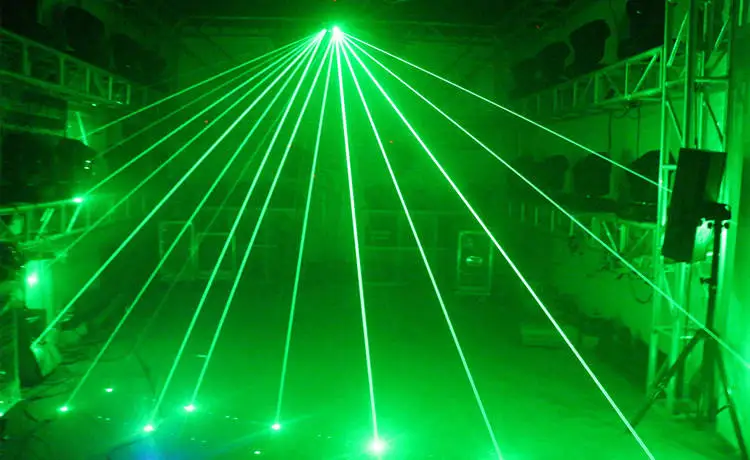 IP33 Rated Multi Laser Light Mini 3W RGB For Outdoors Full Color Animation Disco