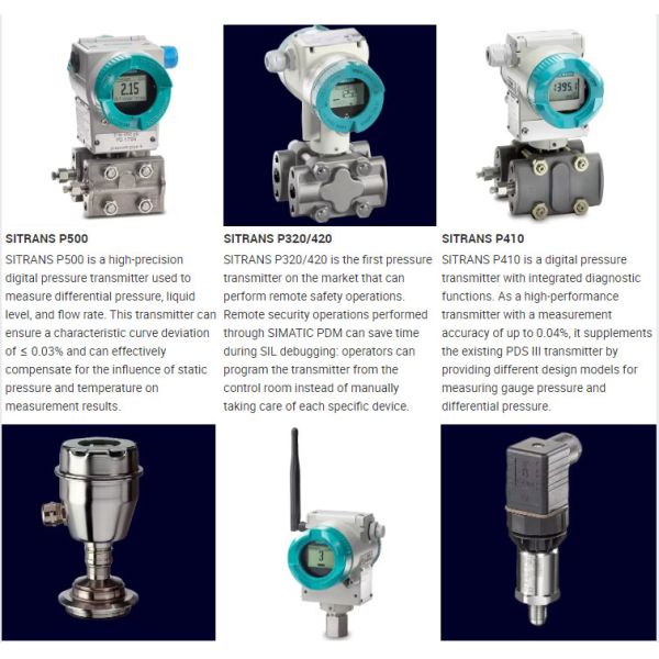 Siemens SITRANS P320 Pressure Transmitter For PLC Petrochemicals/Electric Power