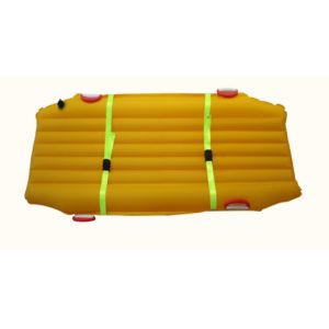 Inflatable Emergency Rescue Stretcher 150kg Foot Pump Yellow