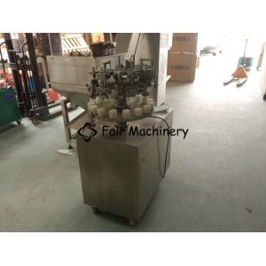1.8Kw Aluminum Tube Sealing Machine , 0.2CBM/min 1PH Ointment Tube Filling