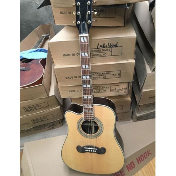 Gibson style left handed songwriter deluxe studio acoustic guitar