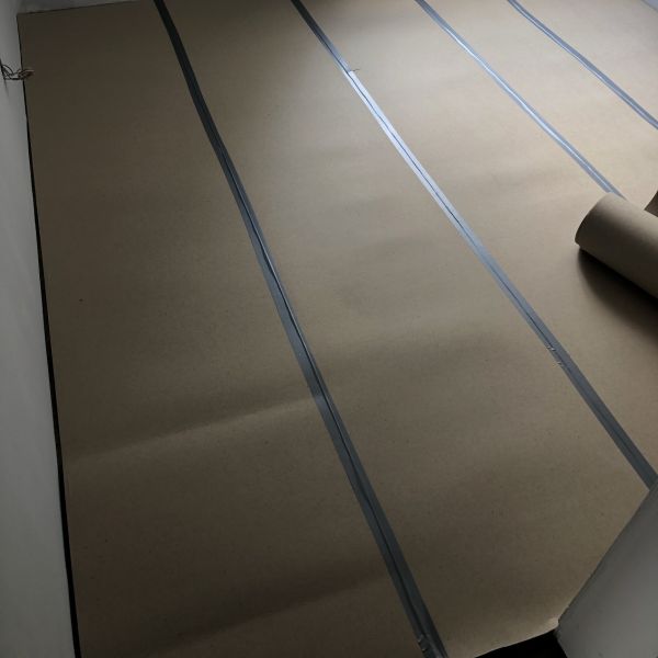 Buy Waterproof Paper Hardwood Floor Protector Professional Construction at wholesale prices