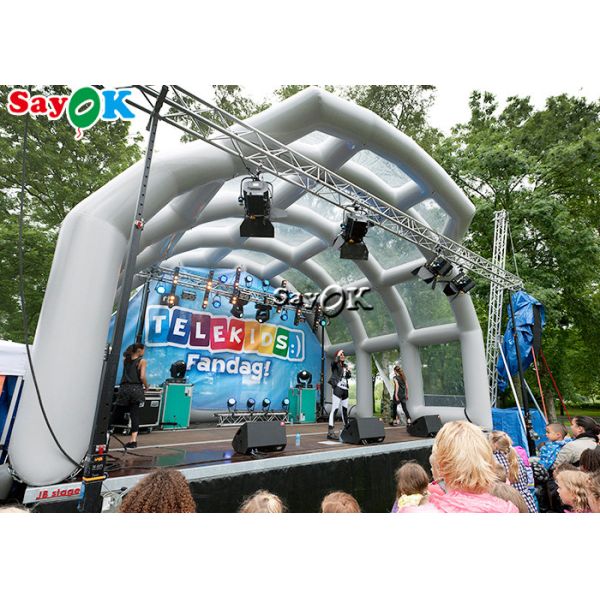 PVC Coat Inflatable Air Tent Movable Stage Sturdy And Stable
