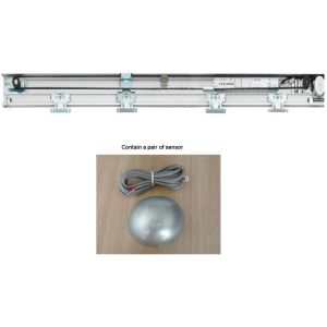 High loading 300kg Nylon reinforced belt Automatic Sliding Door , 32-bit