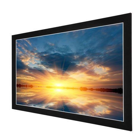 Acoustically Transparent Fabric Fixed Frame Projection Screen With Velvet
