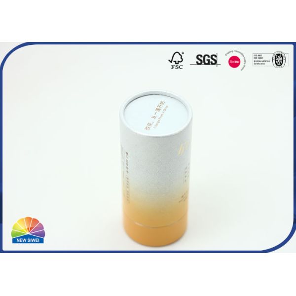 Customized Matte Lamination 4C Printed Paper Packaging Tube For Essential Oil