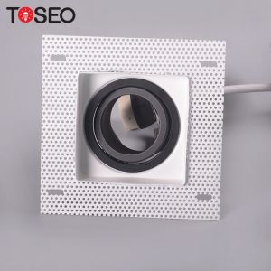 Adjustable Square Trimless Downlights Recessed Anti Glare Spotlights