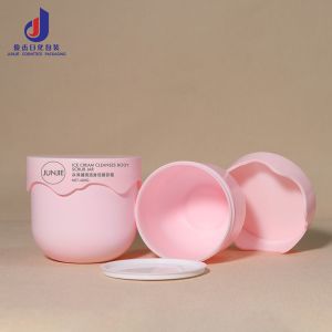 Custom Matt Gery Nude Brown Color Bowl Shape Jar Hair Gel Cream Body Butter