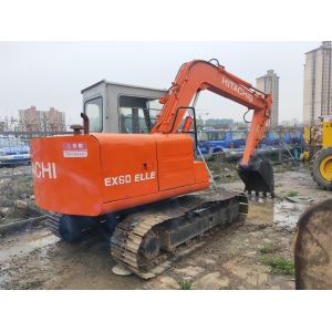 Secondhand Hitachi Mini Digger Ex60 in Good Condition, Used Crawler Excavator