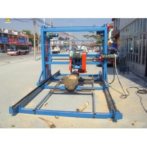 China DS1300,DS2000 Angle Circular industrial wood cutting machine saw mill with computer touch screen control on sale