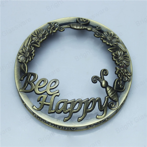 Luxury design glass yankee candle jars lids, jar metal lids sale