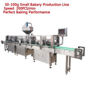 30-100g Small Bakery Production Line Speed 200PCS/min for Perfect Baking Performance