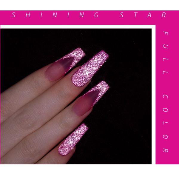 New Arrival Glow in Dark Super Shiny UV Nail Gel Polish Disco Gel Glitter for Nail Art OEM Flashing Gel Polish
