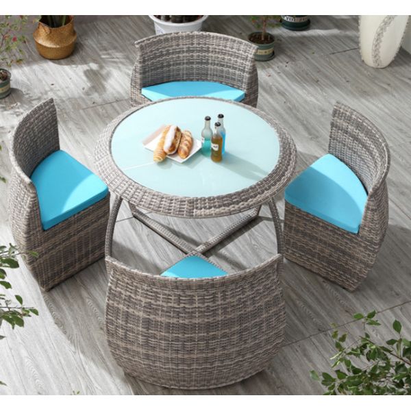 Dining Outdoor Rattan Bistro Table Set Relax Stylishly Comfortably Garden Bistro DL