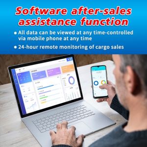 Compact Phone Case Printing Vending Machine with Multiple Payment Methods, Wide