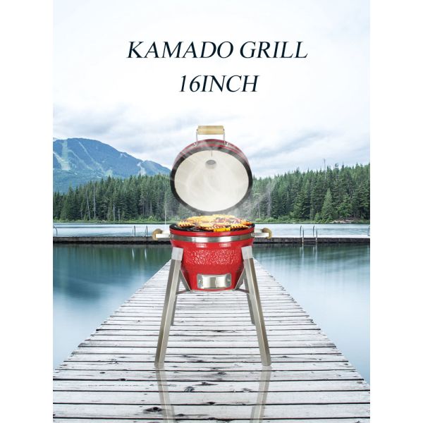 Oval 15 Deflector Rotisserie Grill With Lid Big Masterbuild Pizza Oven Large Outdoor KIMSTONE Kamado Grill