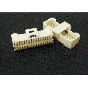 180 degree dual row wafer connector with 1.0mm pitch vertical mounting style SMT