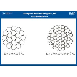 Quality Overhead Bare Conductor Wire(Nominal Area:115mm2), AAAC Conductor according to IEC 61089(AAC,AAAC,ACSR) for sale