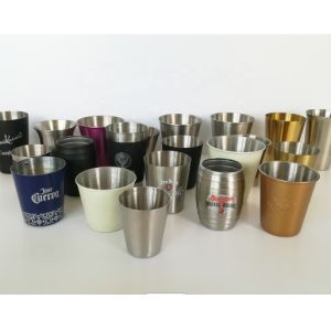 400ml Aluminium Drinking Cups Round Personalized Wine Tumbler