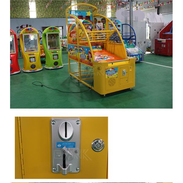 110 / 220V Indoor Street Arcade Basketball Game Machine For Children