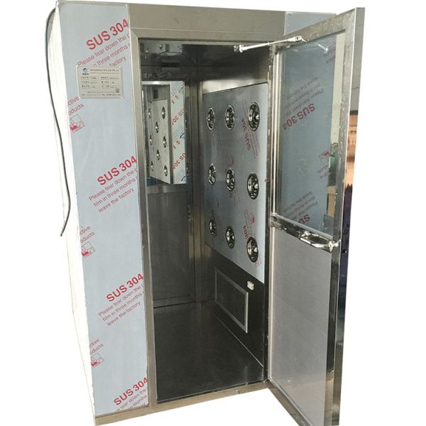 Buy Cleanroom Entrance Air Shower Blower with One Person Capacity and HEPA Air Filter at wholesale prices