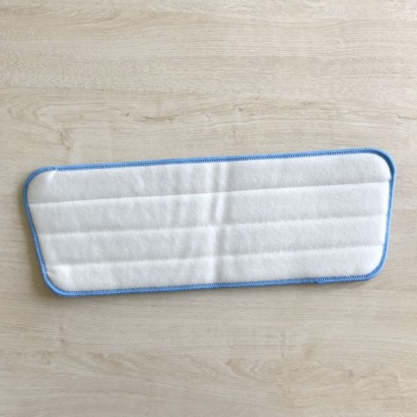 100% polyester absorb water flat mop house keeping wet mop Chinese suppiler with scrape