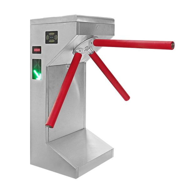 Stainless Steel Tripod Turnstile Barrier Passage Width 550mm IP54 Protection