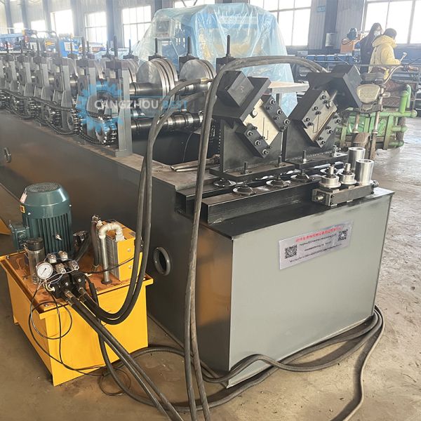 Buy High Speed Flying Cutting Double Line U&C Steel Profile Making Roll Forming Machine at wholesale prices