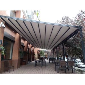 4x6m Outdoor Aluminum Waterproof Pergola With Posts / Pergola Awning /