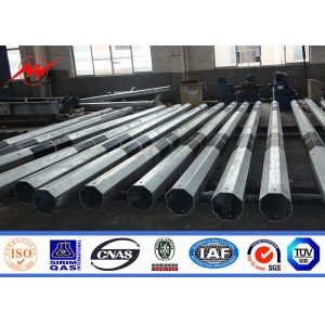 110kv Galvanization ASTM A123 Steel Electrical Poles
