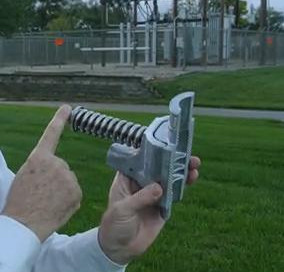 China lamppost banner device for pole banner on sale