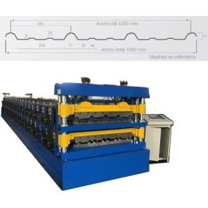 Quality 7.5kw Double Layer Roll Forming Machine GI PPGI 25m/ Min Anti Rusty for sale