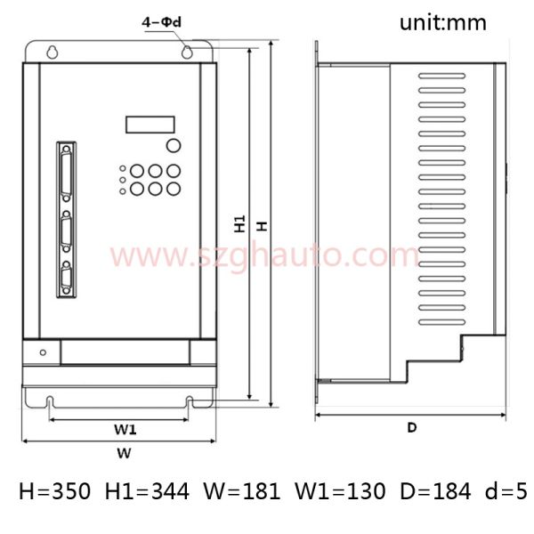 3 Phase 380V 17A/ 11KVA 7.5KW AC spindle servo motor with driver